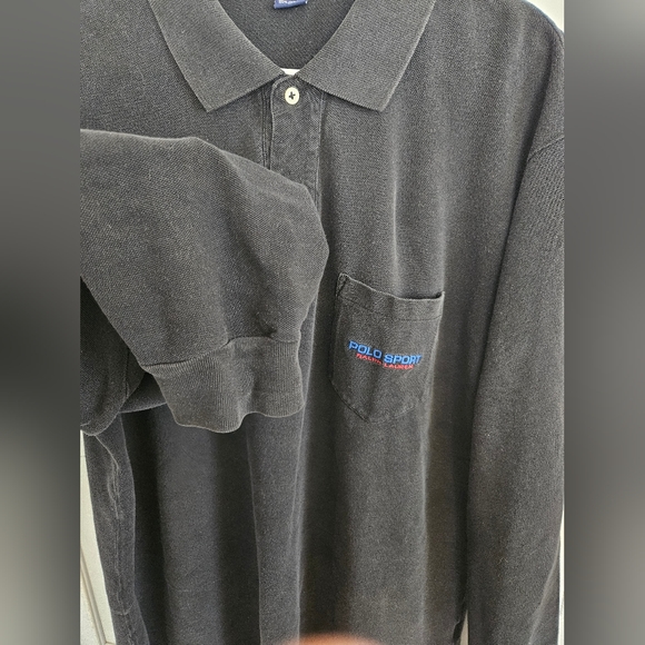 Vintage Polo Sport by Ralph Lauren Longsleeve Polo Shirt - Picture 6 of 7
